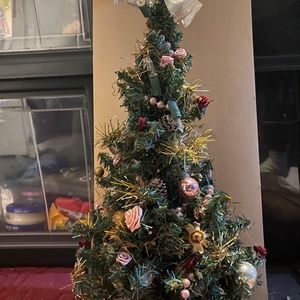 16” Mini vintage  Christmas Tree